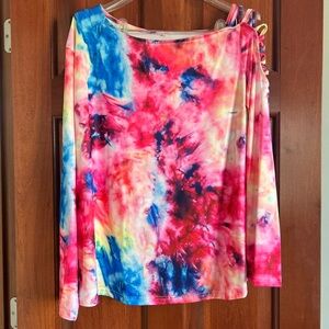 Vibrant Tie-Dye Women's Top